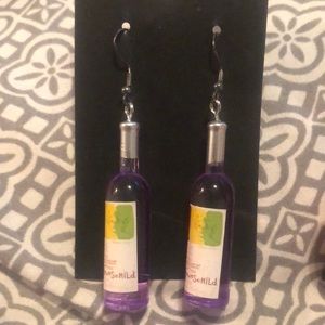 Wine Bottle Earrings